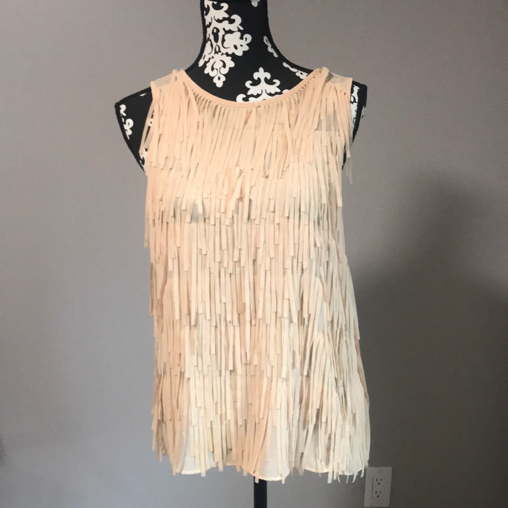 Fringe Sheer Top
